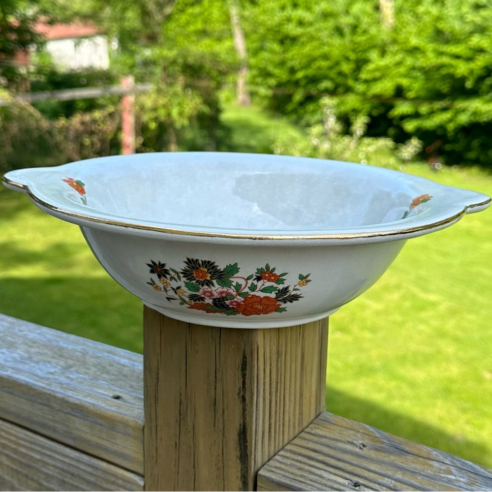 Vintage California Style Ceramic Bowl/Deep Serving Dish Stamped 1109 12”